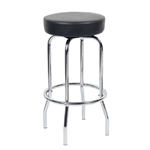 Boss 29" Chrome/Black Stool