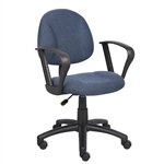 Boss Perfect Posture Deluxe Office Task Chair with Loop Arms