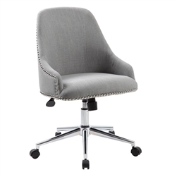 Boss Carnegie Desk Chair-Grey