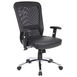 The Boss Web Chair with Chrome Base