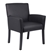 Boss Box Arm Guest, Accent or Dining Chair with Black Base