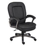 Boss Executive Pillow Top Mid Back Chair