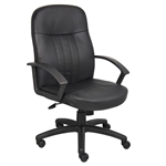 Boss Executive Leather Budget Chair