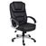 Boss No Tool Required Executive LeatherPlus Chair, Black with Knee Tilt