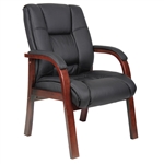 Boss Mid Back Wood Finished Guest, Accent or Dining Chair