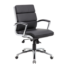 Boss CaressoftPlus Executive Mid-Back Chair