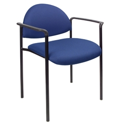 Boss Diamond Stacking Chair with Arm