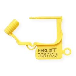Harloff Breakaway Lock Seal - Yellow, Pack of 100