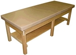 Plain Shelf Bariatric Treatment Table - 1000 lbs Capacity