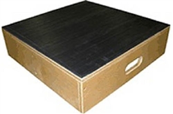 Bariatric Platform Stool - 1000 lbs Capacity - Non-Slip Rubber Tread Surface - 22" x 22" x 6"