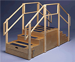 Bailey Training Stairs, 30" Wide, 3-Sided