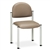 Clinton C-40G Medical Side Chair (Gray Frame)