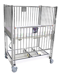 Novum Medical 2-Side Drop Cribs - Youth - Gatch - Chrome Finish