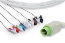 Fukuda Denshi Direct Connect, One-Piece ECG Cable