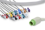 Fukuda Denshi Compatible Direct-Connect ECG Cable