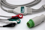 Siemens Direct Connect, One-Piece ECG Cable