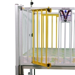 Novum Medical Crib Dual Access Gate (One Side, (2) Door Same Side 1 Reg Left Side or Right Side, for 60" Crib)