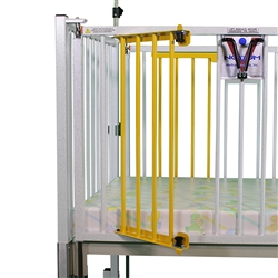 Novum Crib Dual Access Gate, Pair, Right and Left Side Opposite End Head Left, for 72" Crib).