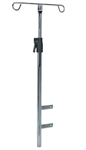 Detecto Adjustable Chrome IV Pole for Rescue and Whisper Series Carts