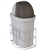 Detecto Waste Bin with Accessory Rail for Rescue Series Medical Carts