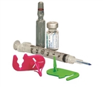 Check clip connects ampoule to syringe - 100/Box