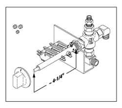 Multivalve (Short Shaft) and Switch for 1730MKV w/Round Door