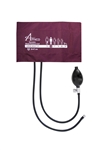 2-Piece Large Adult Blood Pressure Cuff w/ 2 Tubes - w/ Inflation Bulb, and Female Threaded Screw