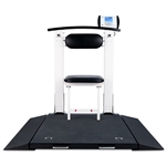 Detecto Wheelchair Scale - Portable - Digital - Folding Column and Seat