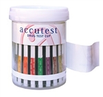 Accutest Drug Test Cups - 13 Panel (AMP•BAR•BZO•BUP•COC•MDMA•MET•MTD•OPI300•OXY•PCP•TCA•THC)