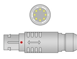 Siemens Drager SpO2 Adapter Cable, 8 pins