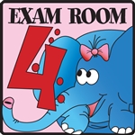 Clinton Exam Room 4 Sign