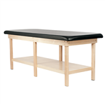 Pivotal Health 6 Leg Classic Wood Treatment Table with Flat Cushion