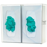 Bowman Glove Box Dispenser - Double With Divider