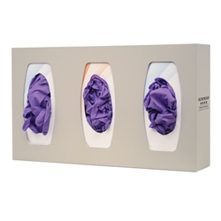 Bowman Glove Box Dispenser - Triple with Dividers