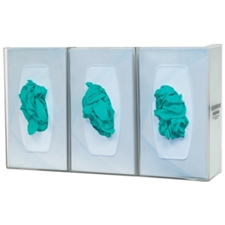 Bowman Glove Box Dispenser - Triple with Dividers