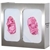 Bowman Glove Box Dispenser - Double with Divider