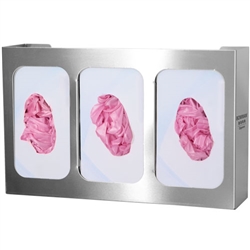 Bowman Glove Box Dispenser - Triple with Dividers