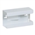 Clinton Single White Steel Glove Box Holder