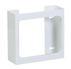 Clinton Double White Steel Glove Box Holder