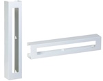 Clinton Triple Slimline White Steel Glove Box Holder