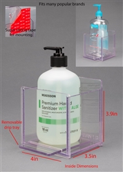 Poltex Large Hand Sanitizer Holder VHB (Very High Bond) Tape