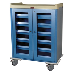 Harloff Storage Cart, Intra Ocular Lens, Six Drawers with Key Lock