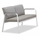 Novum Medical iSeries Open Arm Waiting Room Chairs - 2 Ganged Seat - Open Arm
