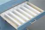 Lakeside Mini Cart Plastic Divider Set 3" Drawer