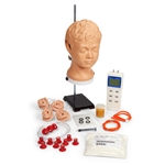 Nasco Life or Form Diagnostic and Procedural Ear Trainer with Pneumatic Otoscopy Kit