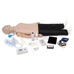 Nasco Life or Form Deluxe Plus CRiSis Manikin with Advanced Airway Management, CPR Metrix, and iPad