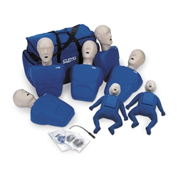 Nasco Life or Foam CPR Prompt TPAK-700, 7-Pack - Blue