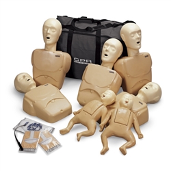 Nasco Life or Foam CPR Prompt TPAK-700T, 7-Pack, Tan