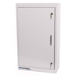 Lakeside Single Door, Double Lock, (2) Adjustable Shelves, Narcotics Cabinets