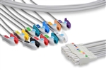 GE Marquette Compatible EKG Lead Wires (Pinch/Grabber)